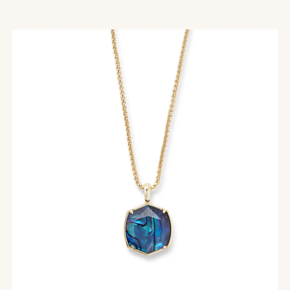 Kendra Scott David Abalone Davis Pendant